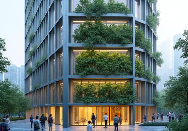 Urban vertical farming facility